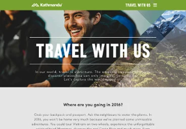 Kathmandu Travel With Us page