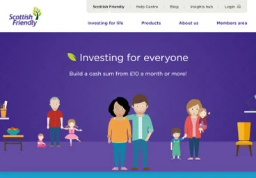 Scottish Friendly homepage