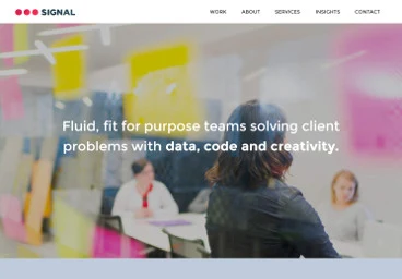 Signal homepage