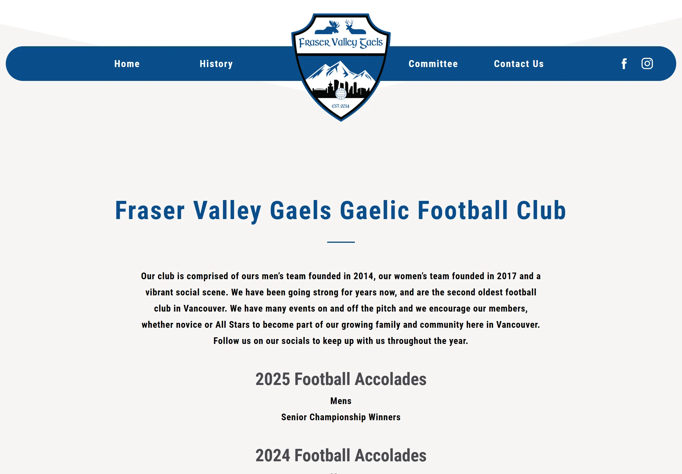 The Fraser Valley home page on an iPad