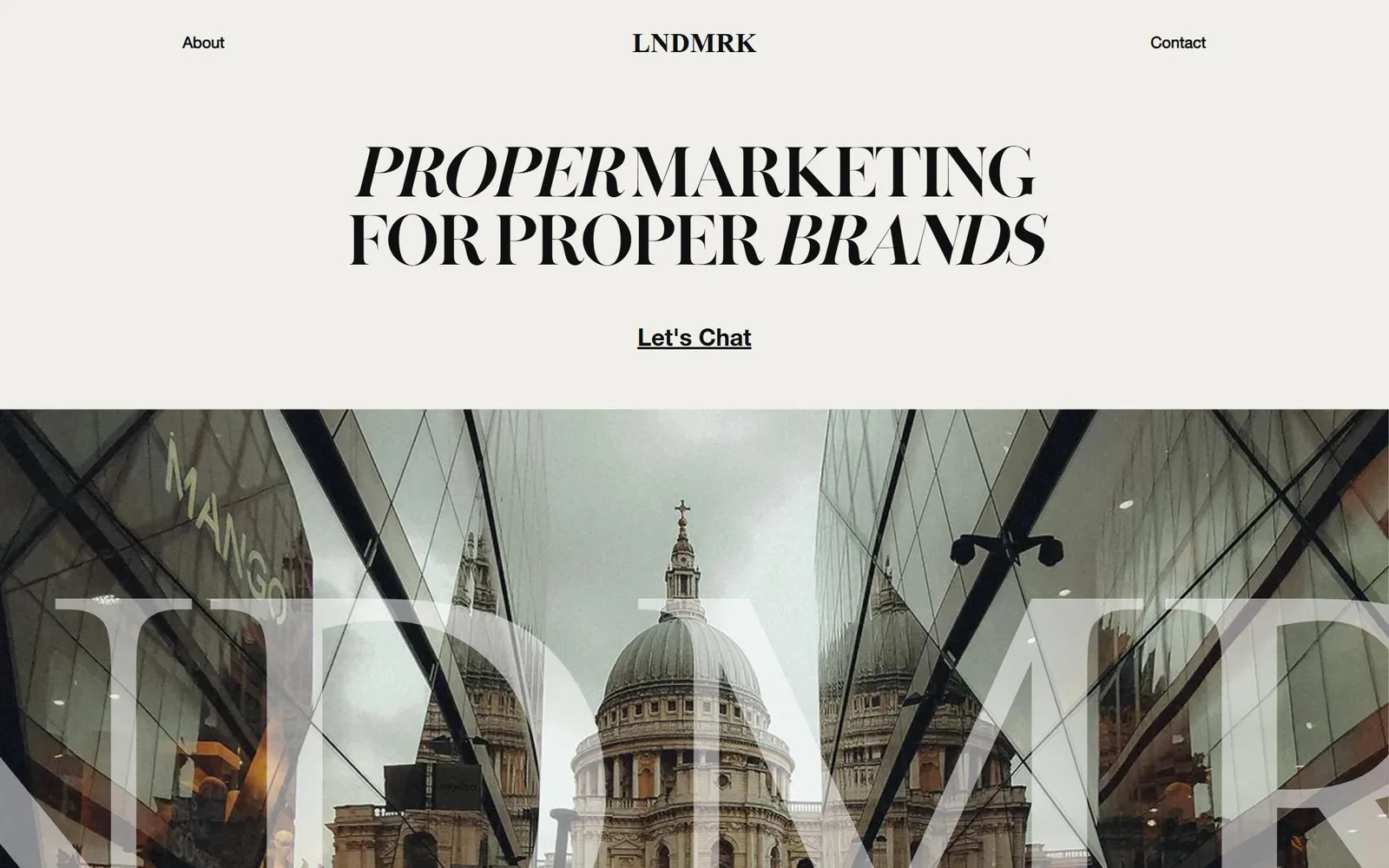 LNDMRK homepage
